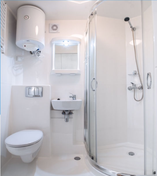 levering Verlichten Proberen Kant-en-klare badkamers gemaakt van duurzaam polyester
